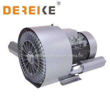 15kw China Leading Manufacture DEREIKE BRAND Air Blowers Side Channel Pump DHB 820C 015 IE2/IE3 With Thermal Protection PTC VACUUM Cleaning, Dust Collector, Centrol Vacuum System photo-5