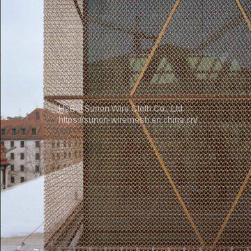 Spiral Architectural Wire Mesh Architectural & Decorative Metal Facade photo-3