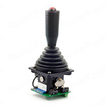 RunnTech Single-axis Industrial Joystick with Center Detect & Directional Micro-switches