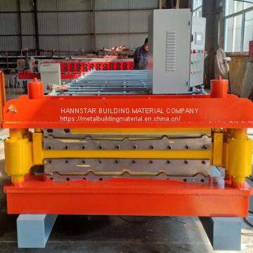 Roll forming machine color steel tile machine two layers