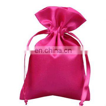 TOP SALE OEM pink satin party favor loot bags