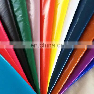 100% nylon waterproof downproof windproof shine pu coating nylon taffeta down jacket fabric