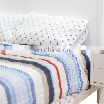 100%cotton Striped Printed Home Hotel Washed Bedding Sets photo-5