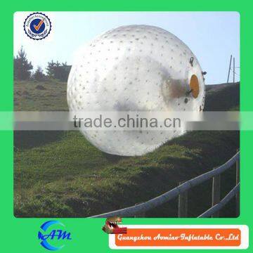 inflatable 2.2m outer diameter exciting PVC/TPU inflatable zorbing ball, body ball for kids and adult