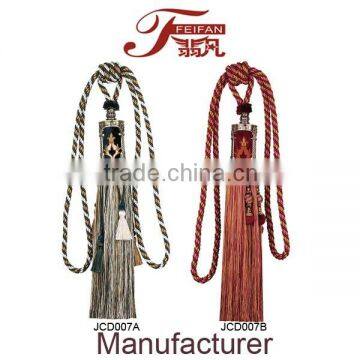 JCD007AB metal curtain hooks curtain rope laces