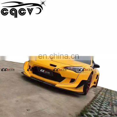 Best fitment side skirts body kit for toyota 86 with bumper