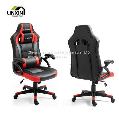 Wholesale PC Computer Leather Swivel Home Office Massage Desk Chairs Ergonomic With Lumbar Support and Headrest Manufacture photo-2
