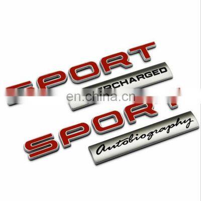 Custom ABS Body Decoration Car Emblem Sticker For Ranger Rover