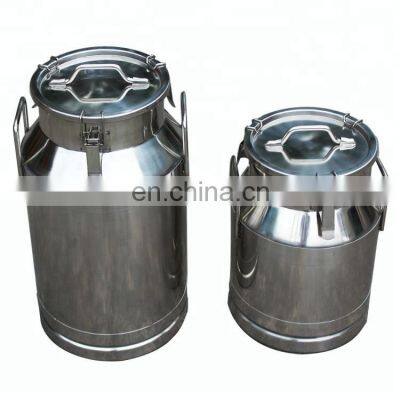 20L 25L 40L 50L stainless steel aluminum milk can with lid for milk transportation container