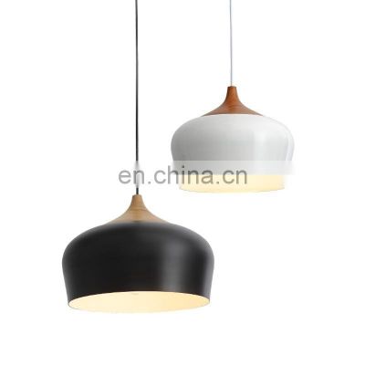 Wood Bead Chandelier Dinning Room Chandelier Round Pendant Light Modern