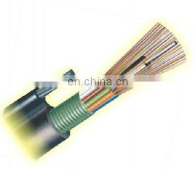 2 ~144 Fiber GYTC8S Outdoor Fiber Optic Cable GYTC8Y empalmadora de fibra optica