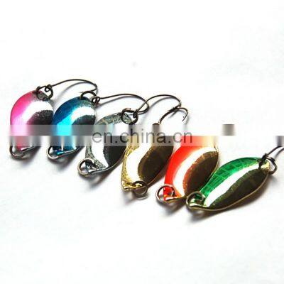 Amazon 3cm 2.5g Wholesale Factory Make Hot Sell Freshwater Fish Bait Metal Lure Fishing Spoon