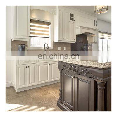 North American Kitchen Cabinet Solid Walnut Wood White Shaker Cherry Wood Kitchen Cabinets