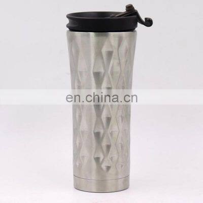 promotional 16oz stainless steel tumbler coffee vacuum cup