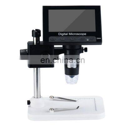 720P VGA Handheld 4.3'' LCD 8LEDs Digital Microscope for Circuit Board Industry Clock Detection DM4