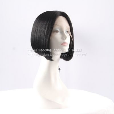 Natrual Color Lace Front Bob Human Hair Wigs with Factory Price