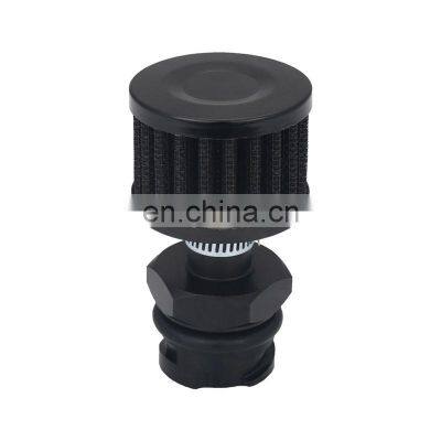 Auto Car Billet Aluminum Black Valve Cover Oil Cap With Breather Air Filter For LSX LS1/LS6/LS2/LS3/LS7