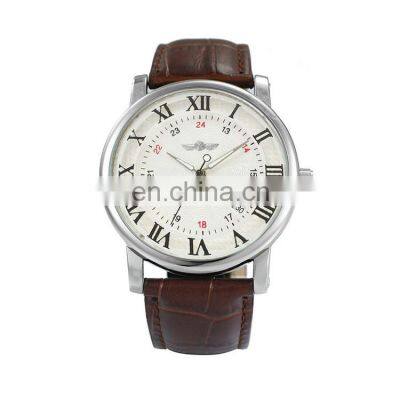 Famous Style Hot Product WINNER 142 Men's Automatic Mechanical Leather Strap Analog Display Stand Sport Watch photo-5