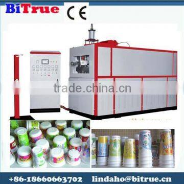 plastic cup thermoforming machine