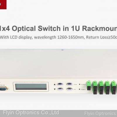 0.25mm 0.9mm Fiber Optic 2x2 Passive Mechanical Optical Switch With SC FC LC ST Connector photo-5