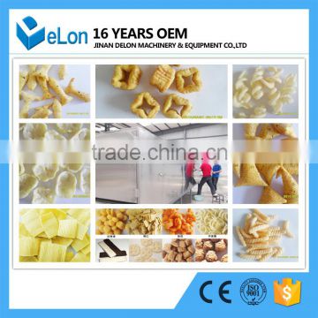 Fully automatic puffed snacks food machine