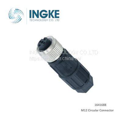 Phoenix 1641688 M12 Connector 4 PIN Receptacle Female Sockets IDC IP65/IP67