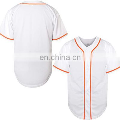 OEM Cheap Blank Fashion Baseball Uniform Wholesale Custom Retro Pinstripe Baseball Jersey