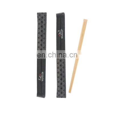 High Quality Disposable Bamboo Sousei Chopsticks with Single Full Paper Sleeve can Printed Customized Logo