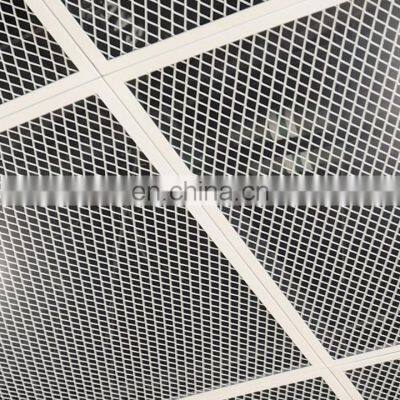 Powder Coated Aluminum Expanded Metal With Frame for Suspended Ceiling Titles photo-5