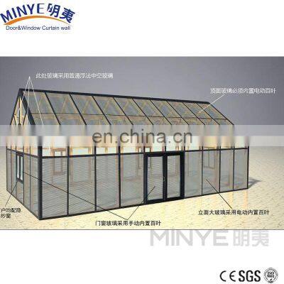 Arc Roof Balcony Glass Sun Room Sunshade Aluminum Patio Room photo-4