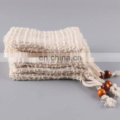 Cotton Linen Foaming Soap Bag Natural Plant Fiber Environmental Protection Handmade Soap Storage Bag Soap Net Bag Wholesale photo-5
