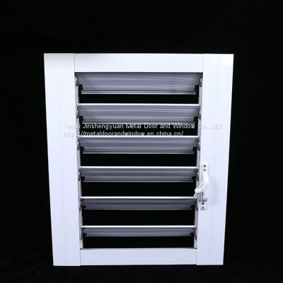 Manual adjustable window shades decoration wall cladding architecture louvers blades aluminium