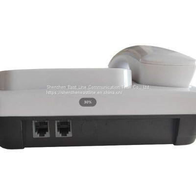 Landline Phone Analog Telephone With Display Shinny Surface photo-2