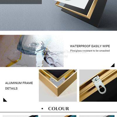 Абстрактная живопись коня на кристаллической фарфоровой пластине photo-5