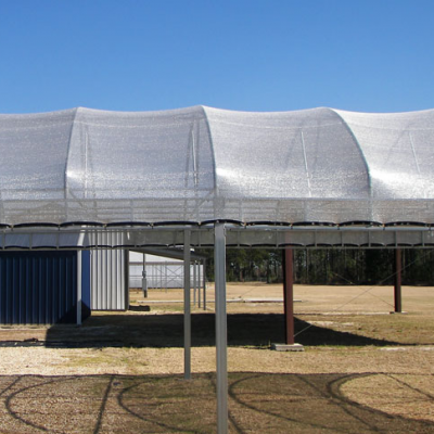 Silver Color Light Diffusing Aluminum Net Shade Cloth Sun Shade Netting Shade Mesh for Summer Outdoor Use photo-6