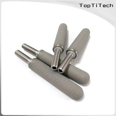 Sintered Porous Titanium Rod Filter Cartridges