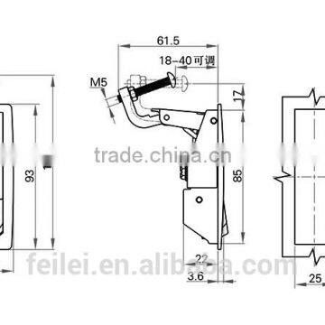 Factory Sell RoHS Chrome Plated Electric Use Lock photo-6