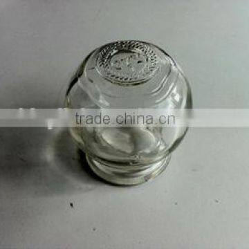 # 3 Glass cups of cupping set Guo Yi Yan brand