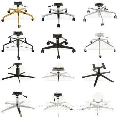 New 4 Star Aluminum Chair Base Swivel Chair Leg Revolving Chair Base photo-4
