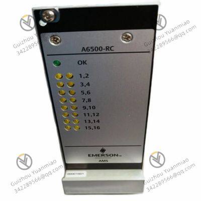 Emerson A6500-RC API 670 mechanical protection monitor assembly