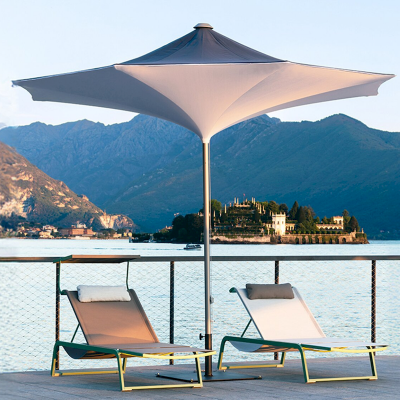 2025 New Style Sunshade Umbrella With LED Lighting, Arched Canopy, Suitable for Restaurants, Swimming Pools, and Courtyards photo-4