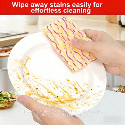 Bubble Dishcloth Household Kitchen Cleaning, Lazy Pot Scrubber Dish Cleaning Cloth photo-3