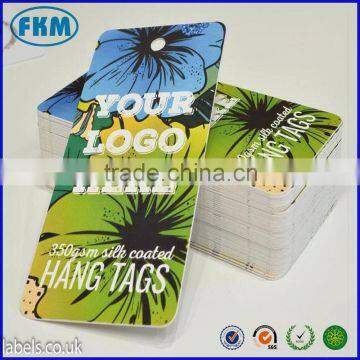 Custom hang tags - clothing tag - swing tag - printed with your details on thick card for clothing labels and packing