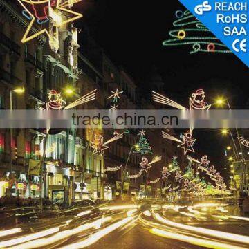 Outdoor Festive Christmas Across Street LED Decoration Motif Lights 3D photo-3