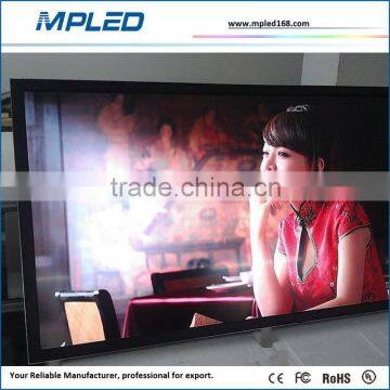 China usine led backlight video wall multi installation by cabinet/hanging/suspension