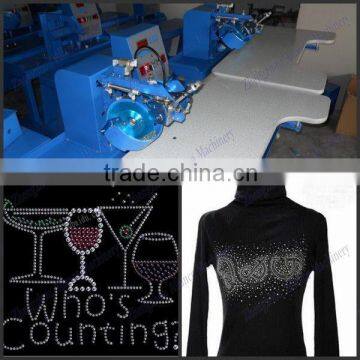 2015 Labor Saving Ultrasonic Hot Fix Rhinestone Setting Machine photo-3