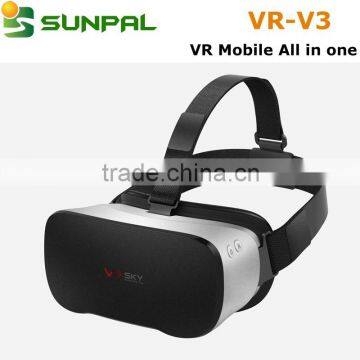 Android Octa-core Allwinner H8 ALL IN ONE VR Box 3D Glasses Mobile Virtual VR Player