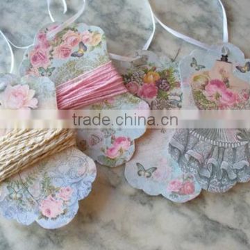 Custom High Quality Silk Ribbon Hang tag