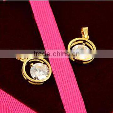 Wholesale Charm Necklace Circle Gold Necklace Popular Pendant Necklace photo-2