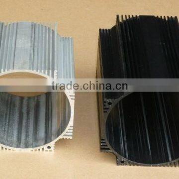 Natural or black anodized extruded aluminium electric enclosure